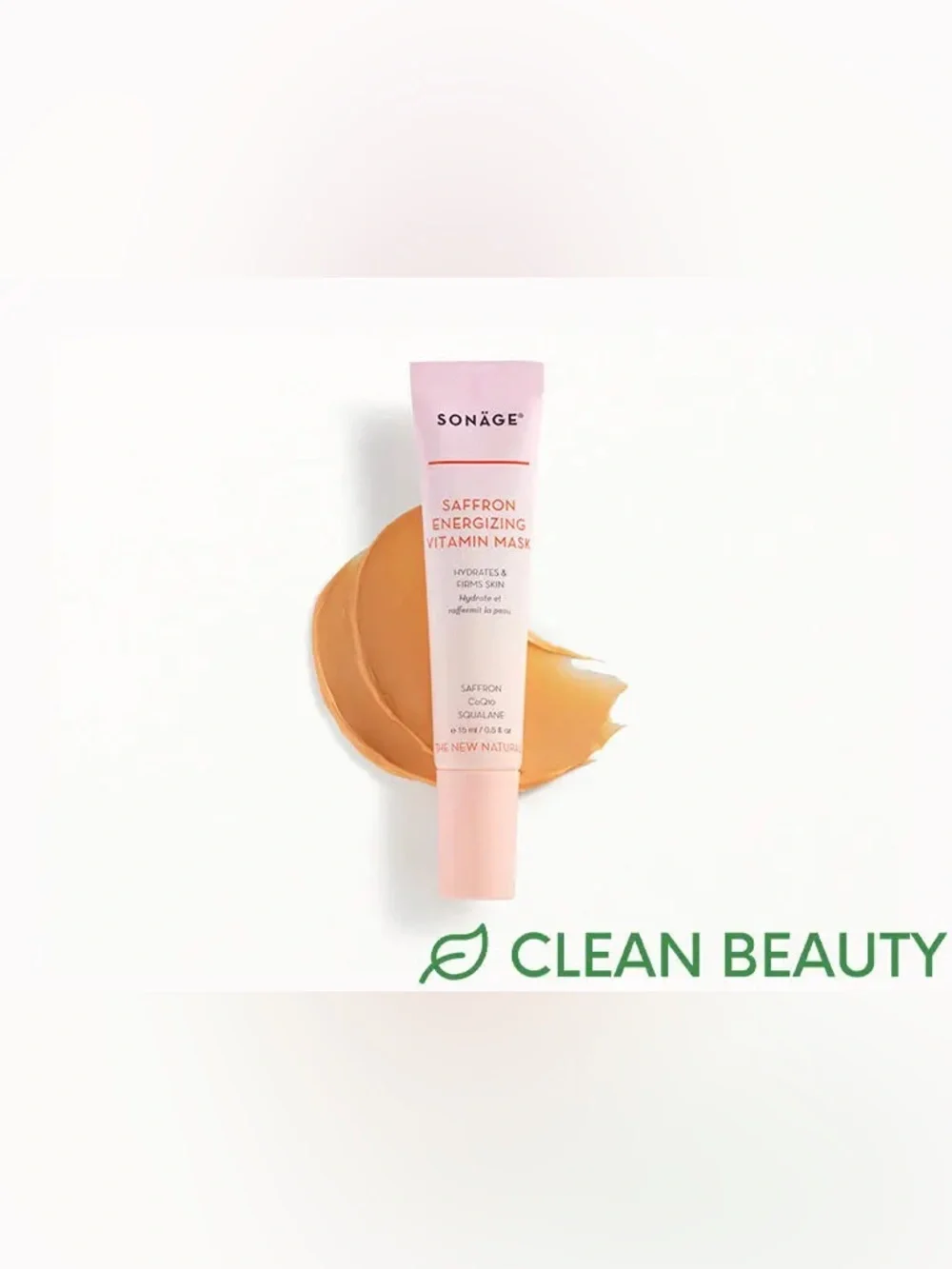 SONÄGE SKINCARE Saffron Energizing Vitamin Mask